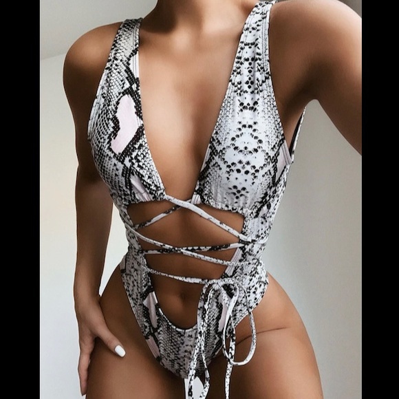 Snakeskin One Piece - Picture 1 of 2